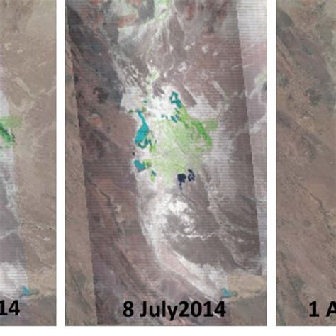 Landsat 7 Etmenhanced Thematic Mapper Plus False Color Composite