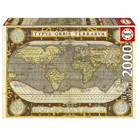 Educa Map Of The World Puzzle Pcs Puzzles Canada