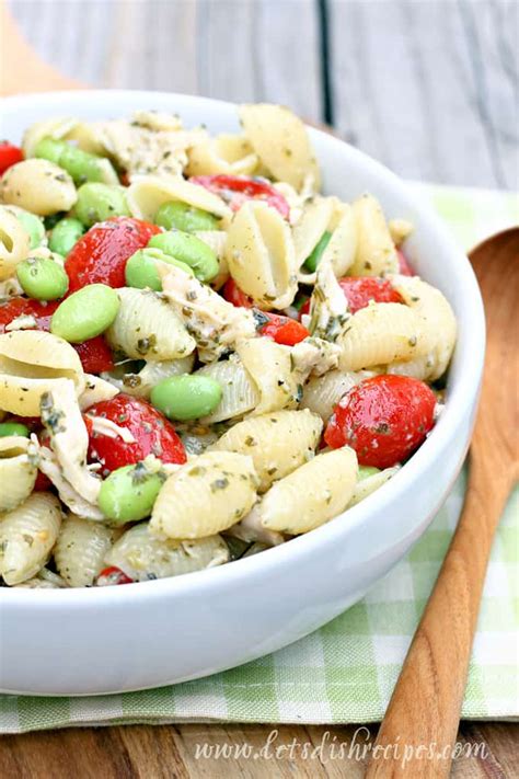 Chicken Pesto Pasta Salad Lets Dish Recipes