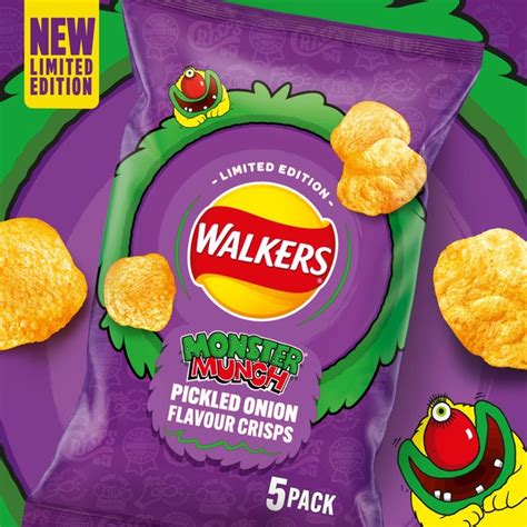 Walkers Mash Ups Monster Munch Pickled Onion Crisps Ocado