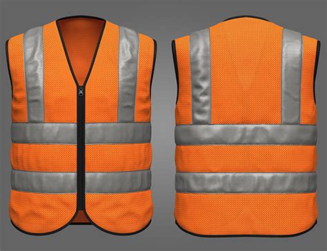 Safety Vests 3d Model 3d Model Cgtrader