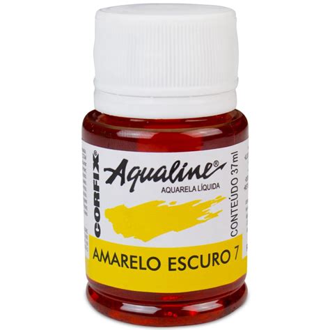 Tinta Aquarela Aqualine Corfix Ml Amarelo Escuro Submarino