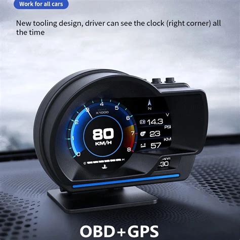 Dual Mode Trip Computer Head Up Display Car Obd Meter