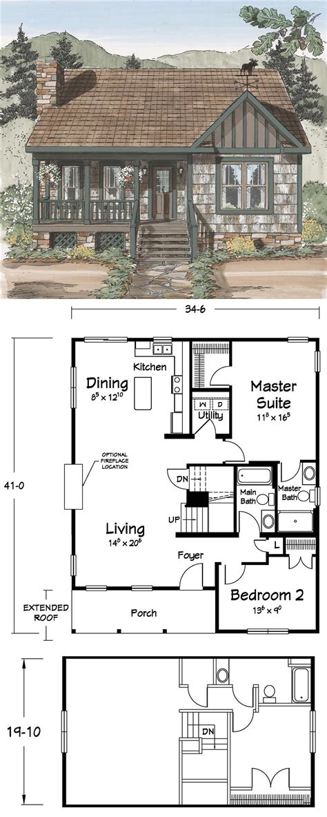 Small Cabin Floor Plans With Basement – Flooring Ideas