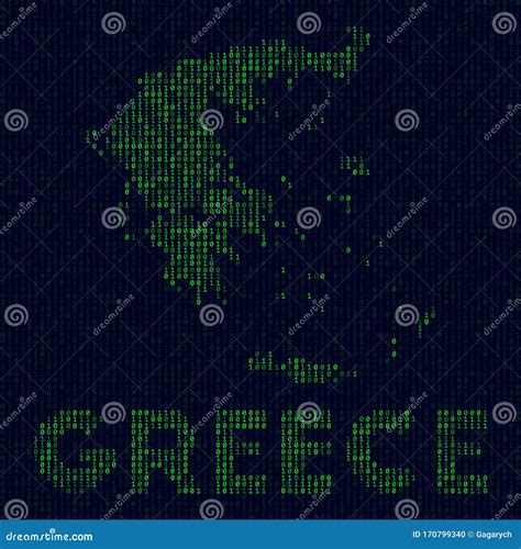 Digital Greece logo. stock vector. Illustration of modern - 170799340
