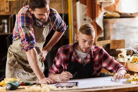 Premium Photo Profession Carpentry Woodwork And People Concept