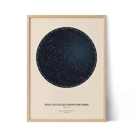 Mappa Stellare Personalizzata La Tua Mappa Delle Stelle Positive Prints