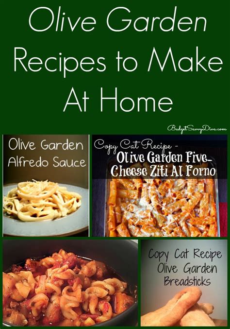 Olive Garden Recipes To Make At Home Budget Savvy Diva