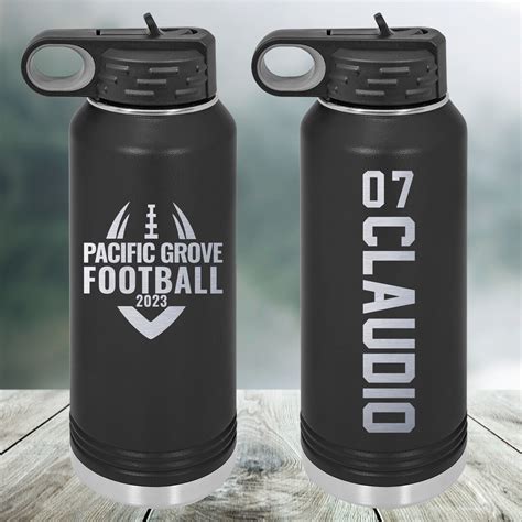 Personalized Sports Water Bottle Engraved Custom Logo 40oz, 32oz, or ...