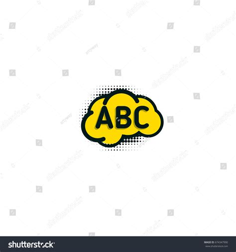 English School Badge Vector Logo Language Stock Vector (Royalty Free ...