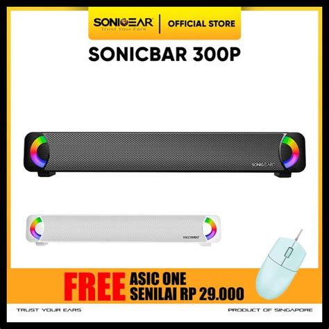 Jual Sonicgear P Powerful Soundbar Speakers With Brilliant Light