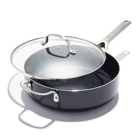 Oxo Agility 11 In 5 Qt Aluminum Ceramic Non Stick Saute Pan Frying Pan With Helper Handle And