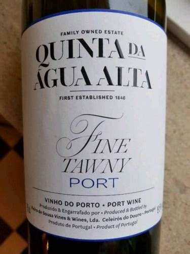 Vieira De Sousa Quinta Da Agua Alta Fine Tawny Port Vivino Us