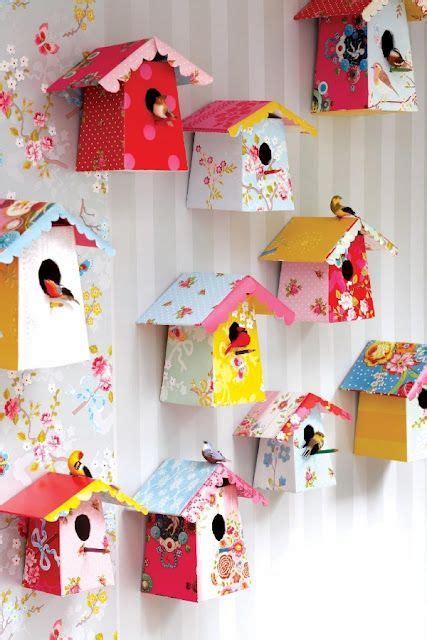 Diy Paper Or Cardboard Birdhouse Bird House Enthusiest Crafts