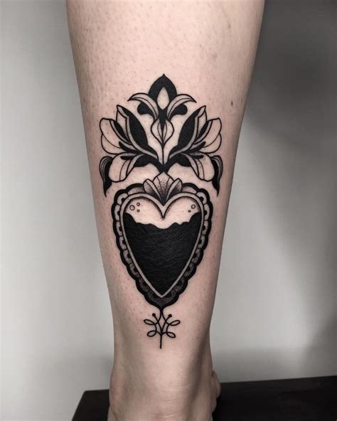 Immaculate Heart Of Mary And Sacred Heart Of Jesus Tattoo