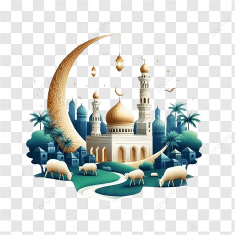 Arte De Eid Al Adha PNG Dibujos Eid Al Adha Eid Mubaraka Feliz Eid