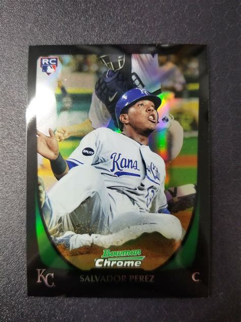 Salvador Perez Topps Chrome Rookie Rc Refractor Kansas City