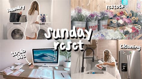 Vlog Realistic Sunday Reset Routine Prep For A New Week Completing