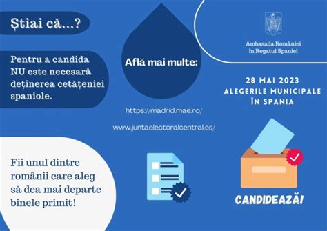 Procedura Pentru A Candida La Alegerile Municipale Din Spania Mai