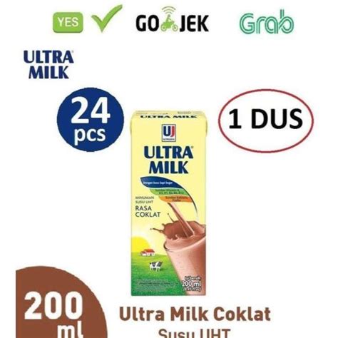 Promo Karton Dus Susu Ultra Milk Uht Coklat Ml Cokelat Chocolate