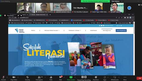 SLI AJAK ALUMNI KEMBANGKAN LITERASI LEWAT WEBSITE SEKOLAH LITERASI