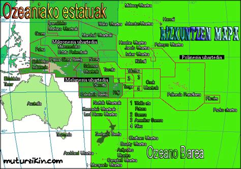 Oceania Cartes Linguistiques Linguistic Maps