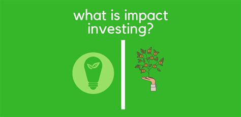 Impact Investing Cosa Significa Nel Mondo Degli Investimenti