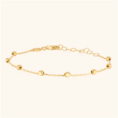 Foundry 14k Gold Sphere Chain Bracelet Lazada PH