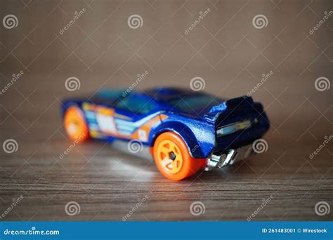 Back View Of Mattel Hot Wheels Toy Model Fast Fish Race Car Editorial Photo Image Of Fast