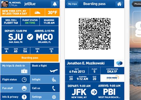 American Airlines Mobile Boarding Pass