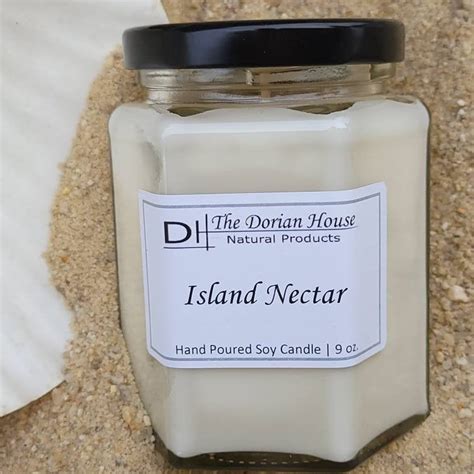 Island Nectar Scented Soy Candle Etsyde