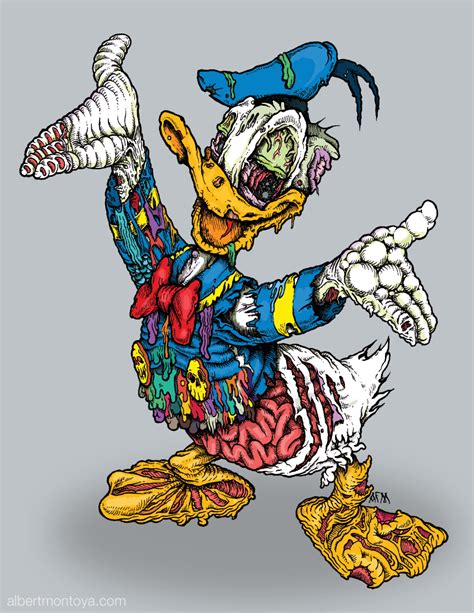 Print "Zombie Donald" | The Art of Albert F. Montoya Jr.