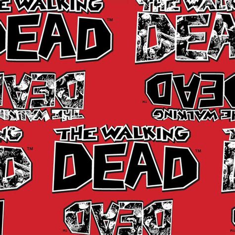 The Walking Dead Zombies By Springs Creative Bunbury Fabrics