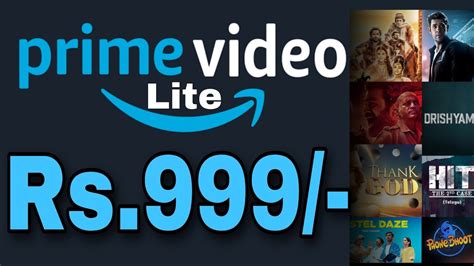 Amazon Prime Lite Rs 999 V S Amazon Prime Membership Rs 1499 YouTube