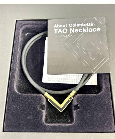 Yahooオークション 【美品】colan Totte コラントッテ Tao ネックレ