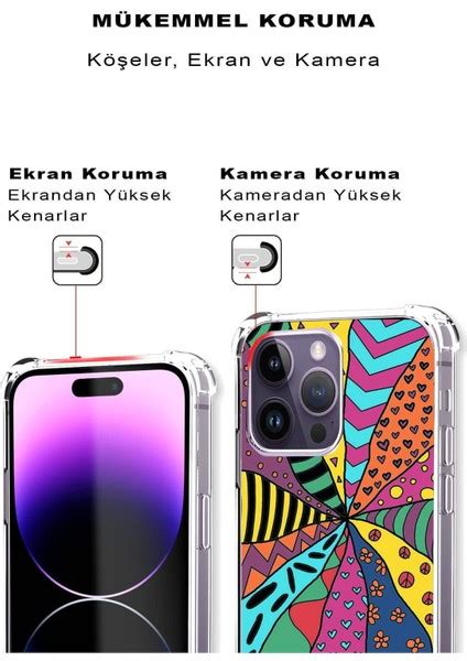 Printify Tecno Camon Uyumlu Retro Color Bask L Effaf Fiyat