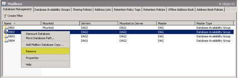 Decommission Exchange 2010 Database Availability Group 