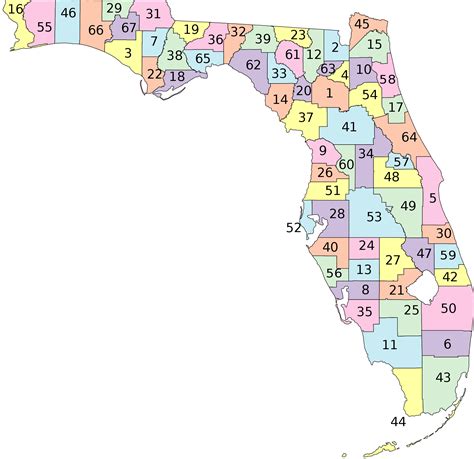 Map Of Florida Counties With Names Map Vectorcampus Map Images And