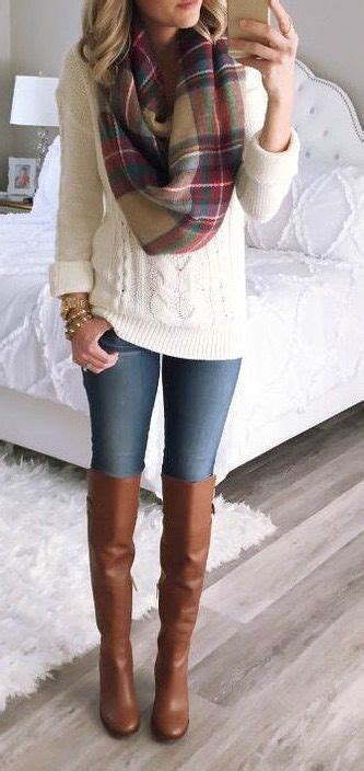 How To Wear Knee High Boots With Jeans Her Style Code