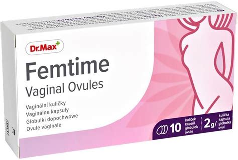 Dr Max Femtime Vaginal Ovules Globulki Dopochwowe Szt Opinie I