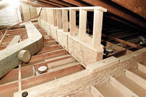 Install A Load Bearing Beam In The Attic The Best Picture Of Beam