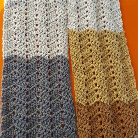 Crochet Cool Waves Scarf Pattern | The Crochet Crowd