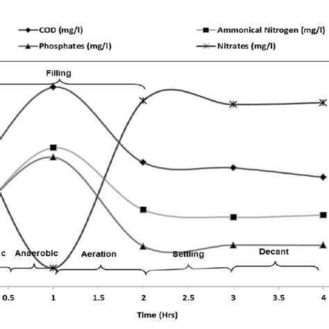 Mass Profile Of Sbr Evaluation Of Different Sequential Phases Anoxic