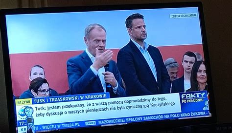 Monika Andrzejczyk on Twitter Donald Tusk i Rafał Trzaskowski w