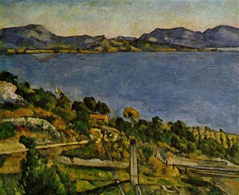 Sea At L Estaque Paul Cezanne Wikiart Org