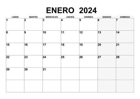 Calendario Semanal Enero Para Imprimir Crlv Jaime Lillian