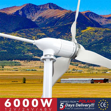 Turbine Olienne De 6000W Et 6kW Avec Axe De G N Rateur Source D Massage