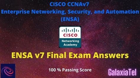 Ccna 3 V7 Enterprise Networking Security And Automation V70 Ensa