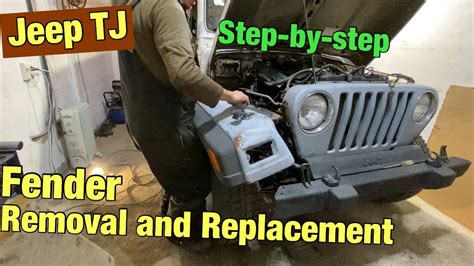 97 06 Jeep TJ Fender Removal Jeep TJ Fender Replacement YouTube