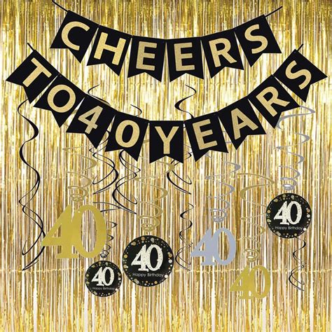 Amazon Th Birthday Party Decorations Kit Cheers To Years